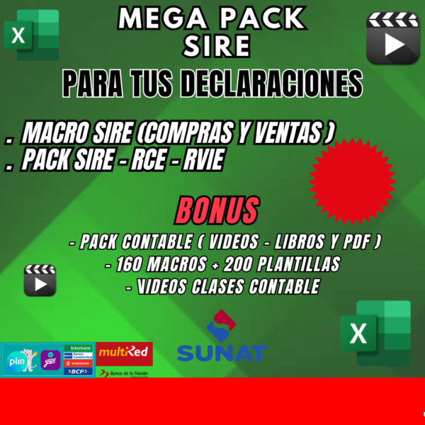 [PACK SIRE ] Macros - VENTA - COMPRA + SUPER BONUS