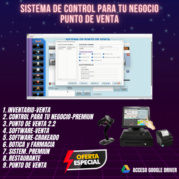 SISTEMA PARA EL CONTROL DE TU NEGOCIO